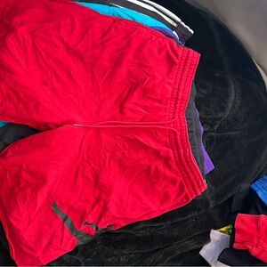 Jordan Red Athletic Shorts